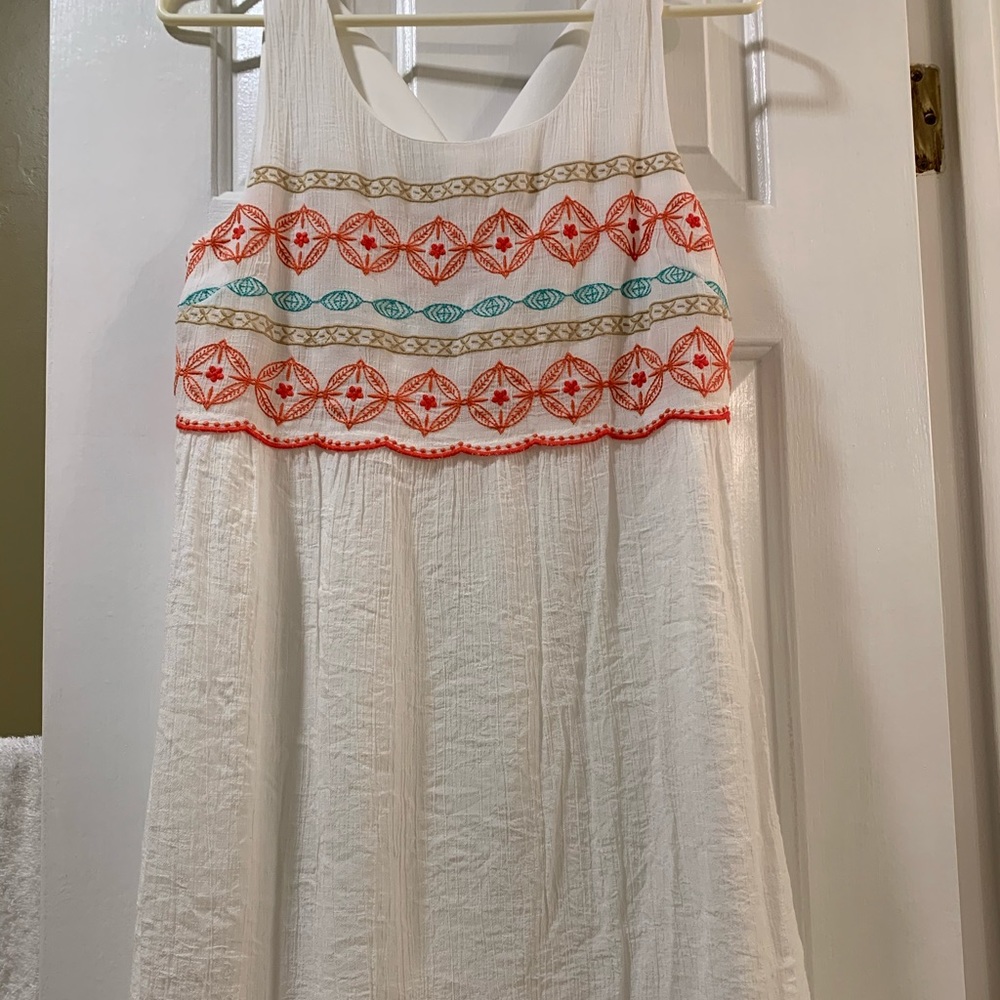 As U Wish white dress patterned multicolor Small